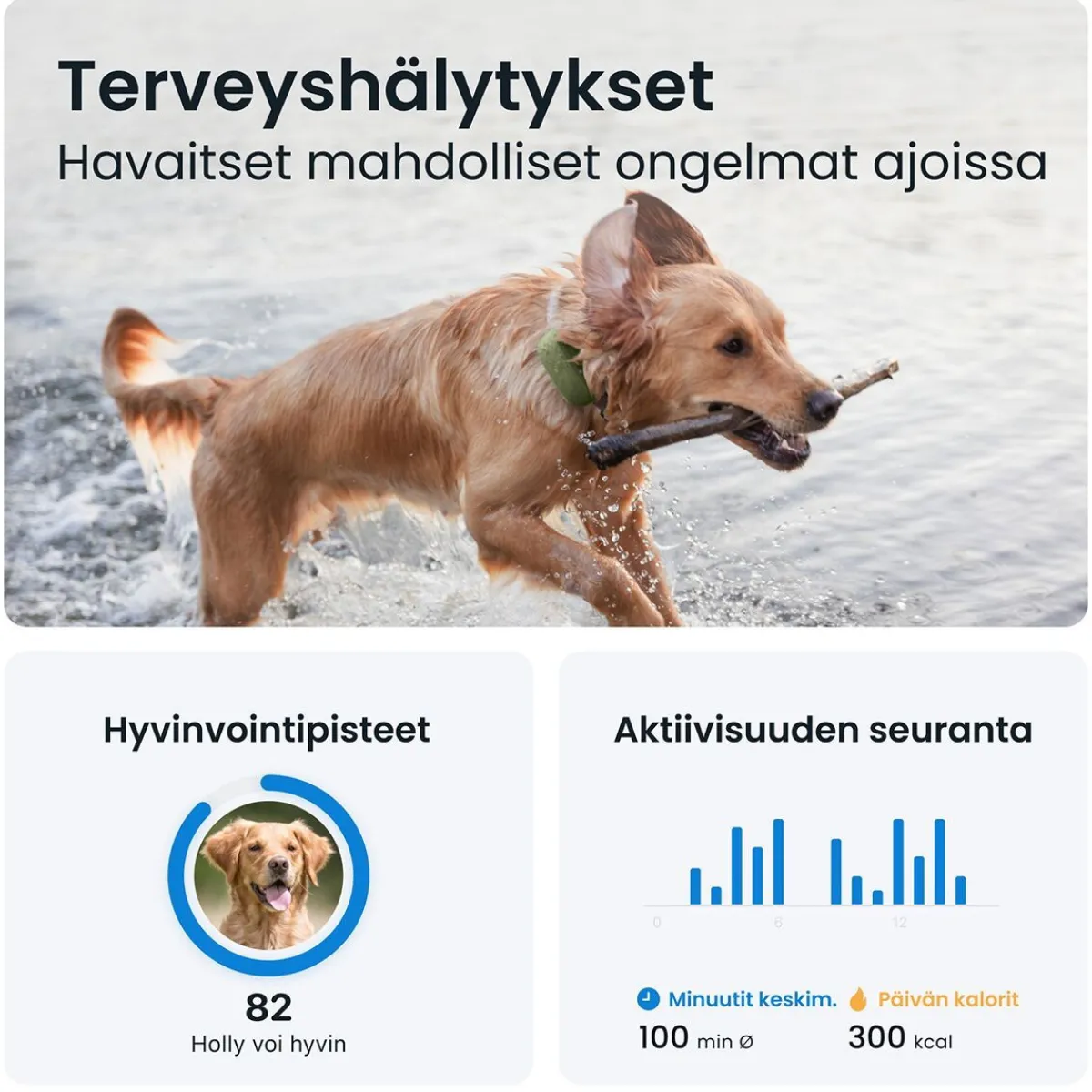 Tractive Retkeily Koiran Kanssa|Retkeily*GPS koiralle XL