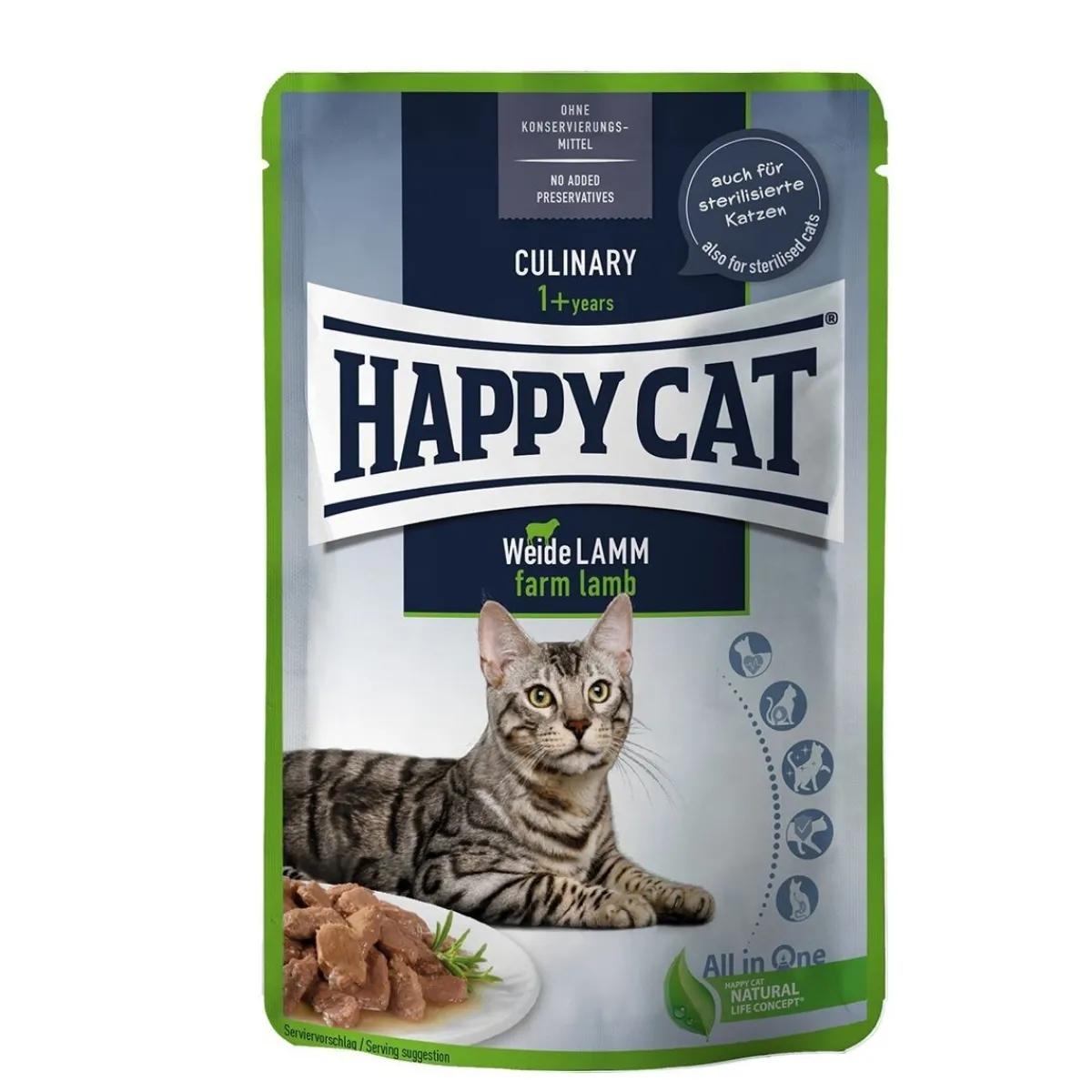 Happy Cat Kissan Märkäruoka*Culinary Farm Lamb 85g