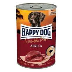 Happy Dog Koiranruoat Erityistapeisiin|Koiran Märkäruoka Ja Makkarat*Africa 100 % strutsi 400 g