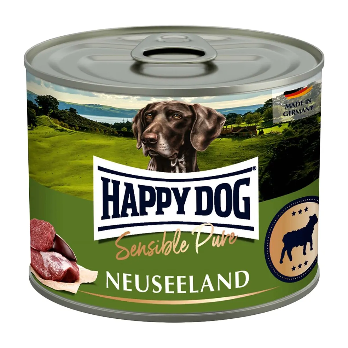 Happy Dog Koiran Märkäruoka Ja Makkarat*Neuseeland, lammas 400 g