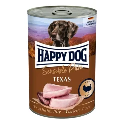 Happy Dog Koiranruoat Erityistapeisiin|Koiran Märkäruoka Ja Makkarat*Texas 100 % kalkkuna 400 g