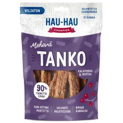 Hau Hau Champion Pikkuherkut Ja Treeninamit*Hau-Hau Champion Mehevä Tanko Kalkkunaa ja Riistaa 140g