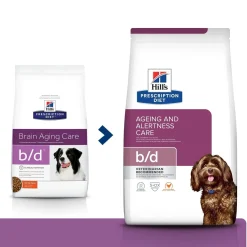 Hill's Prescription Diet Koiran Eläinlääkäriruoka|Koiran Aivot*Hill´s canine b/d Aging Care 12 kg