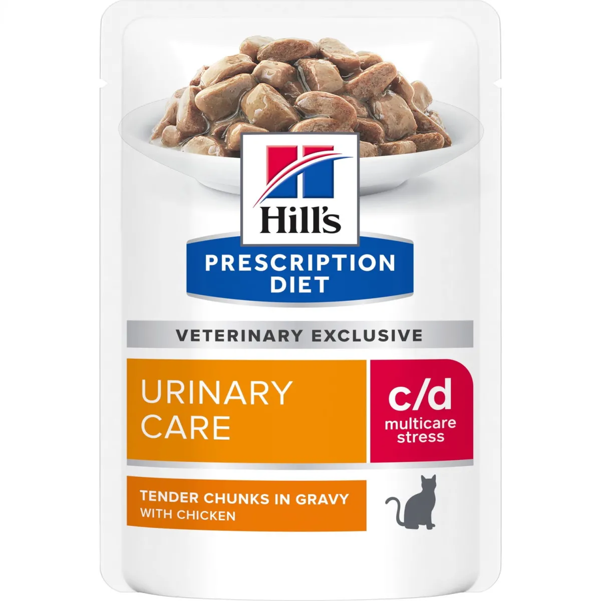 Hill's Prescription Diet Kissan Virtsatievaivat|Kissan Erikoisruoka*Hill's Feline c/d Urinary Stress wet 12 x 85 g