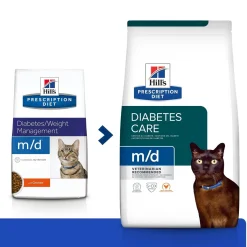 Hill's Prescription Diet Kissan Ylipaino|Kissan Diabetes*Hill's Feline m/d Chicken