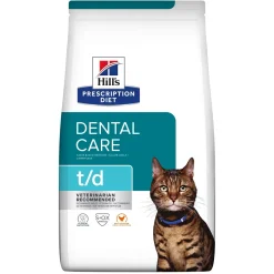 Hill's Prescription Diet Kissan Hammaskivi|Kissan Erikoisruoka*Hill's Feline t/d Dental Care 1,5 kg