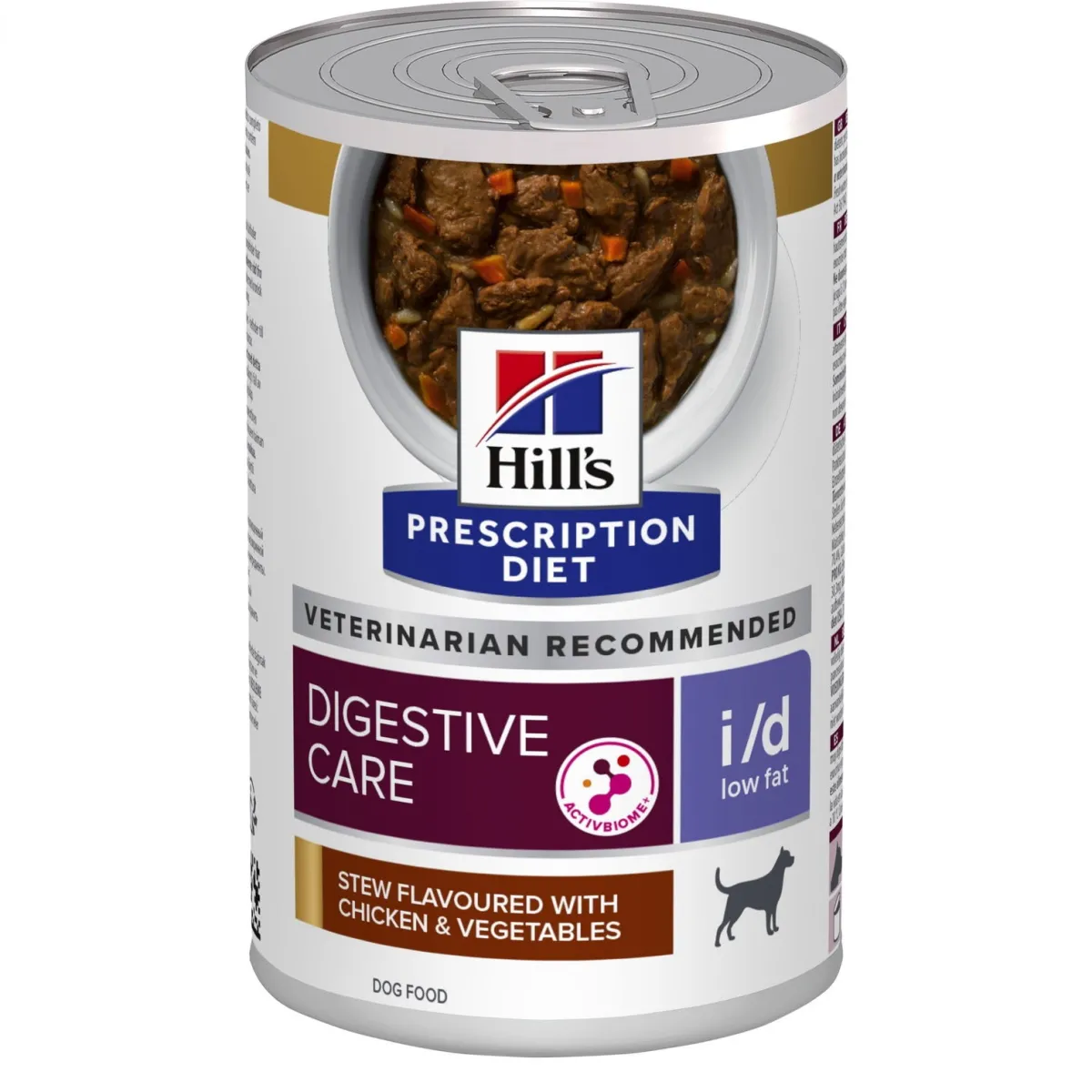 Hill's Prescription Diet Koiran Eläinlääkäriruoka|Koiran Suolistosairaudet*Hill's i/d Low Fat Stew for Dogs Chicken&Vegetables 354 g