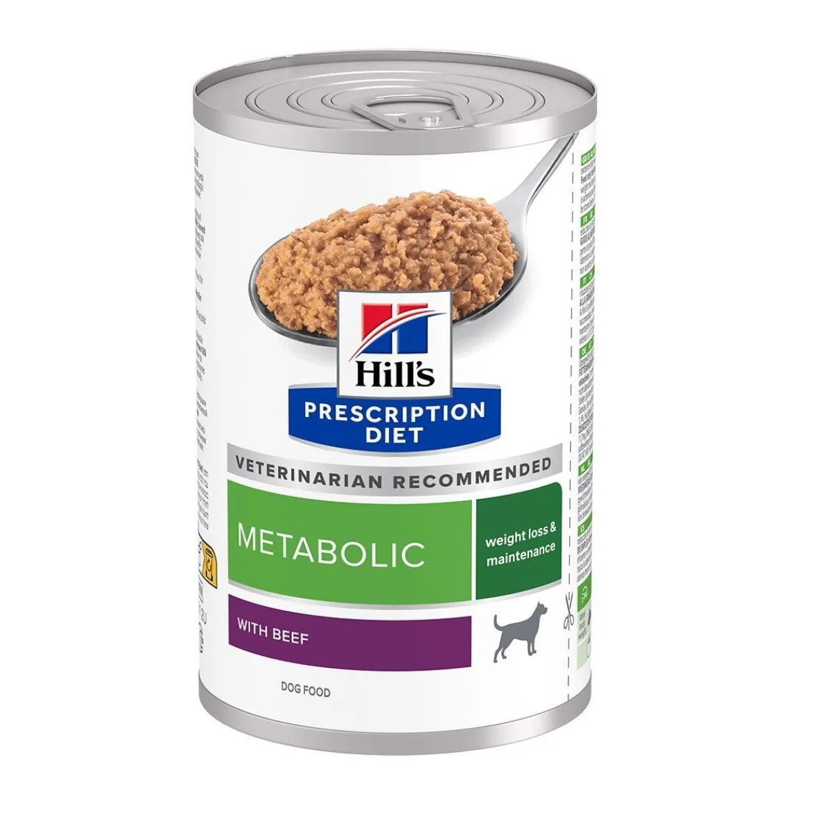 Hill's Prescription Diet Koiran Eläinlääkäriruoka|Koiran Ylipaino*Hill's PD Canine Metabolic Beef 370 g
