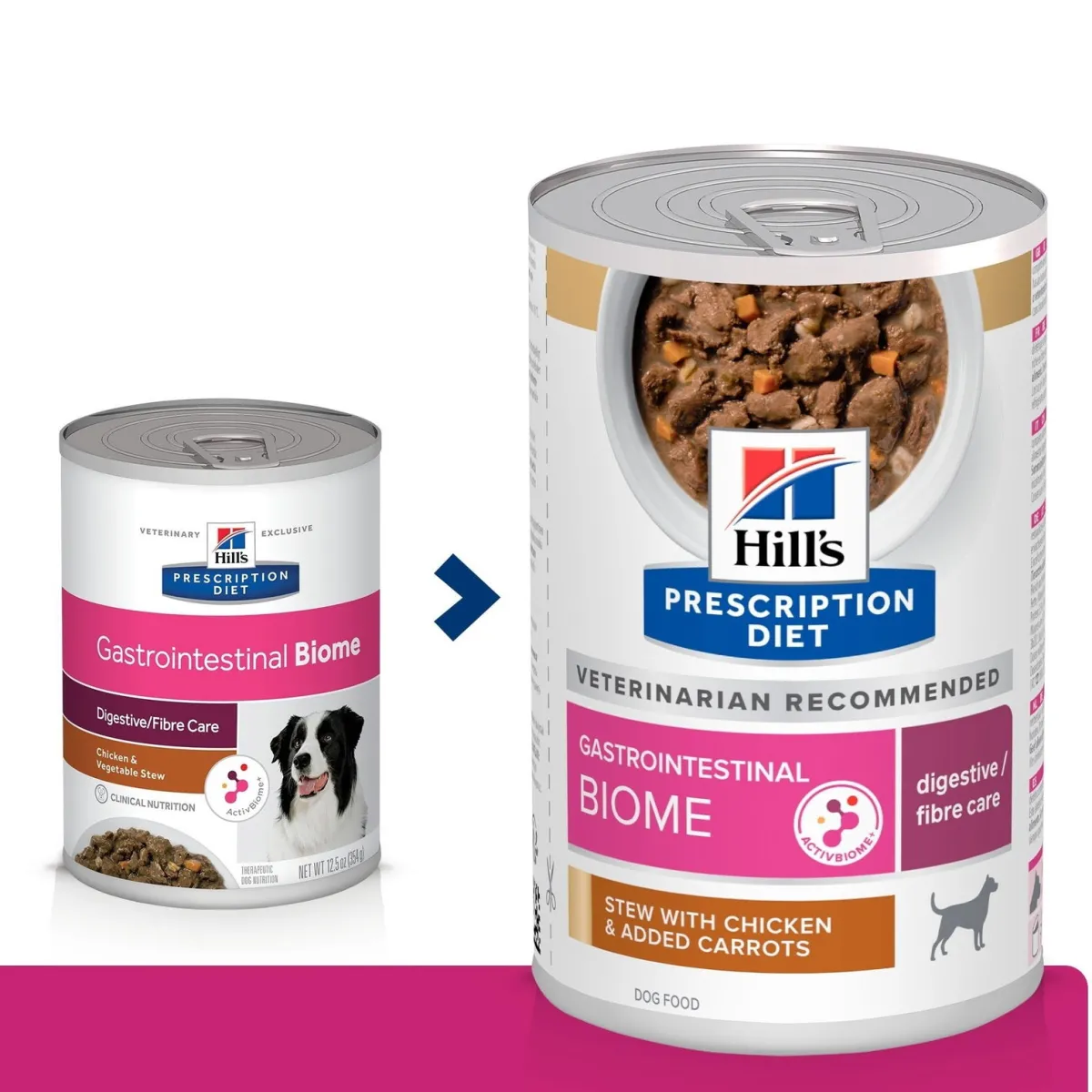 Hill's Prescription Diet Koiran Eläinlääkäriruoka|Koiran Suolistosairaudet*Canine Gastrointestinal Biome Chicken 354 g