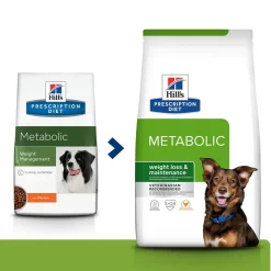 Hill's Prescription Diet Koiran Eläinlääkäriruoka|Koiran Ylipaino*Canine Metabolic Weight Loss & Maintenace Chicken 2x12 kg