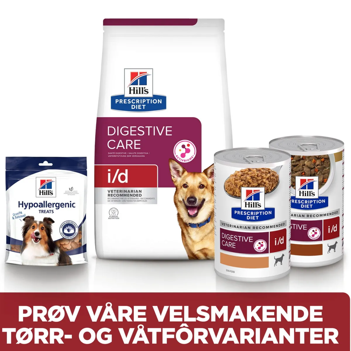 Hill's Prescription Diet Koiran Eläinlääkäriruoka|Koiran Suolistosairaudet*Canine i/d Digestive Care Chicken 2x12 kg