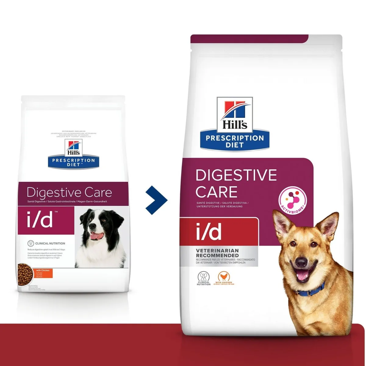 Hill's Prescription Diet Koiran Eläinlääkäriruoka|Koiran Suolistosairaudet*Canine i/d Digestive Care Chicken 2x12 kg