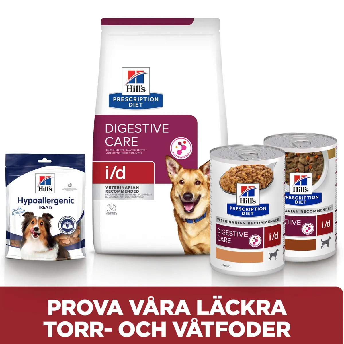 Hill's Prescription Diet Koiran Eläinlääkäriruoka|Koiran Suolistosairaudet*Canine i/d Digestive Care Chicken 2x12 kg