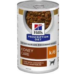 Hill's Prescription Diet Koiran Eläinlääkäriruoka|Koiran Munuaisten Vajaatoiminta*Canine k/d Kidney Care Chicken 354 g