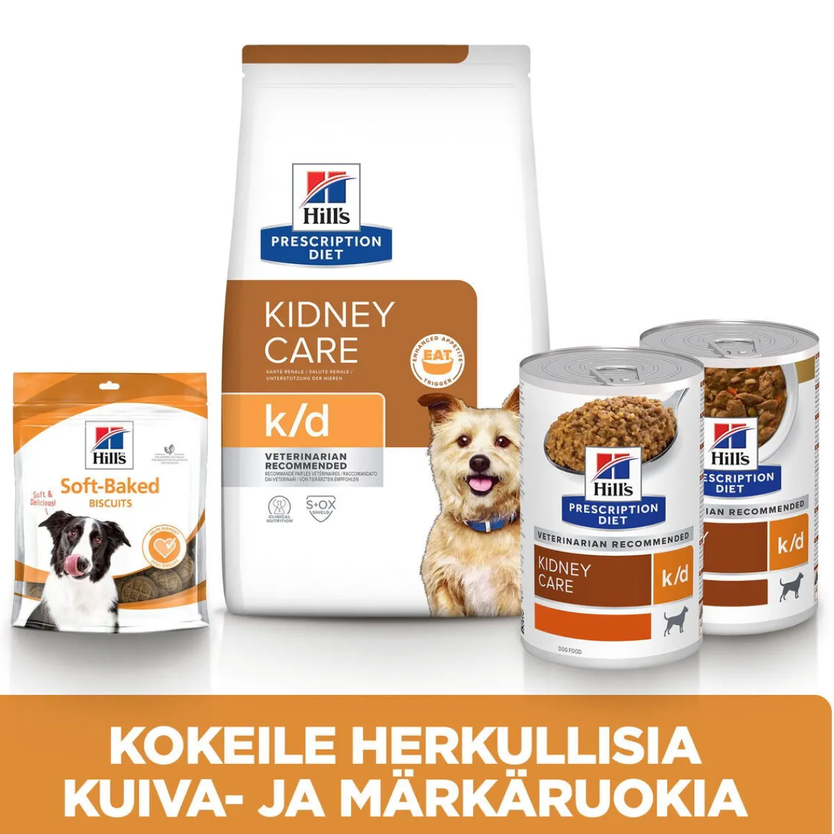Hill's Prescription Diet Koiran Eläinlääkäriruoka|Koiran Munuaisten Vajaatoiminta*Canine k/d Kidney Care Chicken 354 g