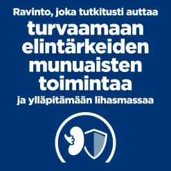 Hill's Prescription Diet Koiran Eläinlääkäriruoka|Koiran Munuaisten Vajaatoiminta*Canine k/d Kidney Care Chicken 354 g