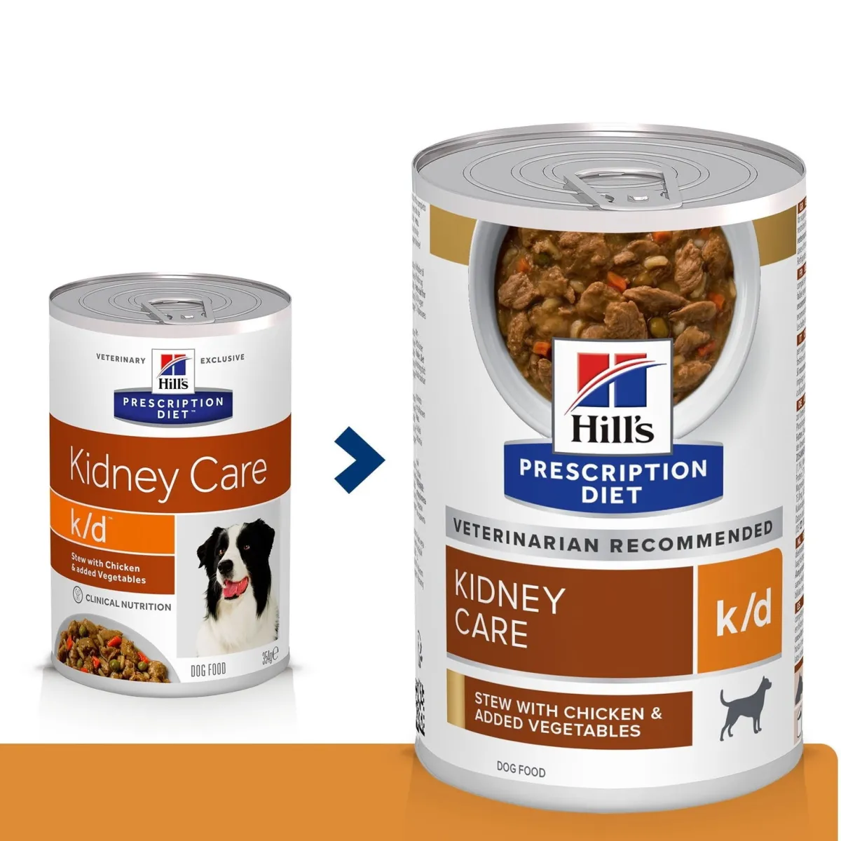 Hill's Prescription Diet Koiran Eläinlääkäriruoka|Koiran Munuaisten Vajaatoiminta*Canine k/d Kidney Care Chicken 354 g