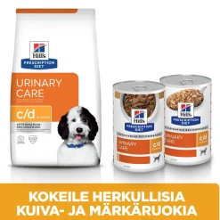 Hill's Prescription Diet Koiran Virtsatievaivat|Koiran Eläinlääkäriruoka*Canine c/d Multicare Chicken 370 g