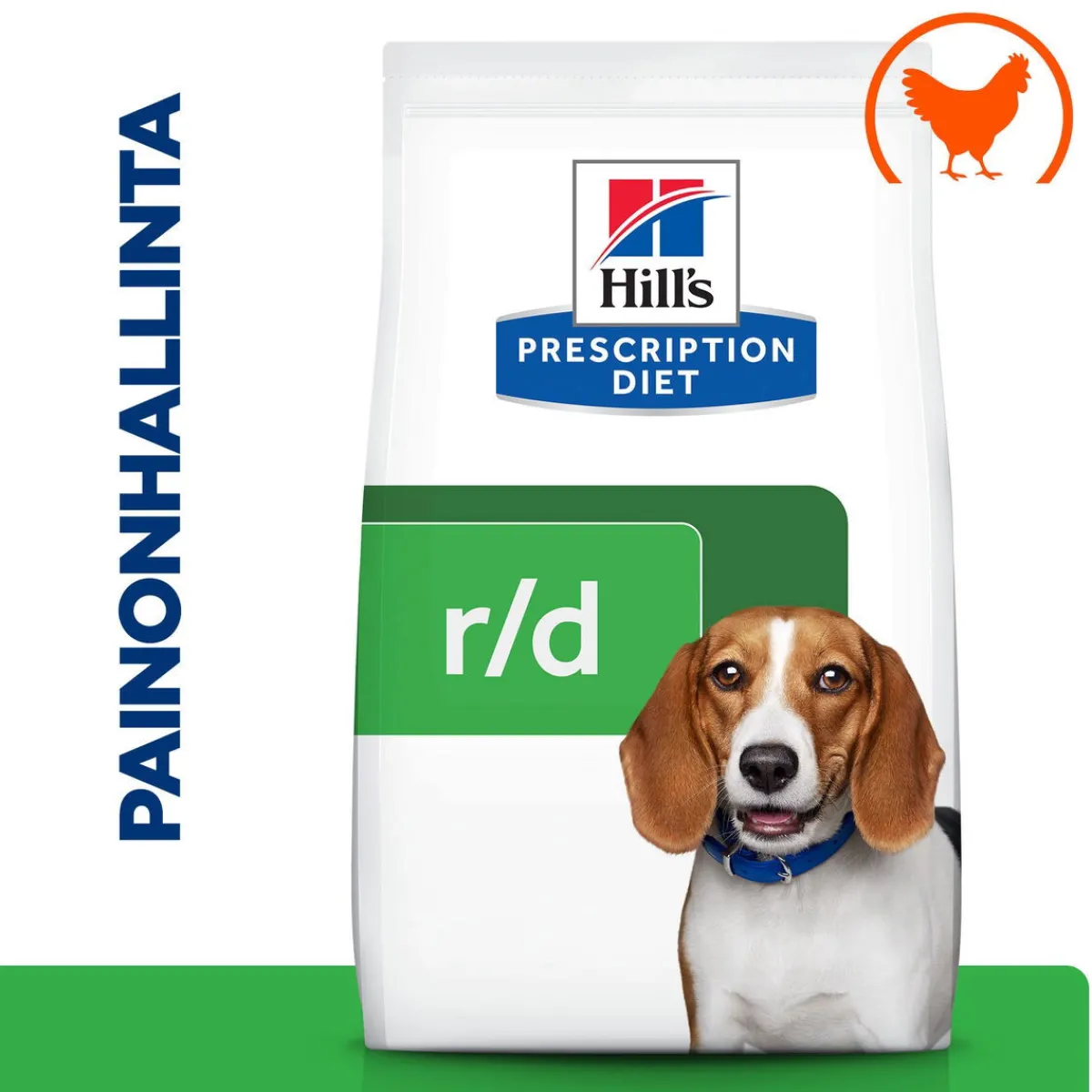 Hill's Prescription Diet Koiran Eläinlääkäriruoka|Koiran Ylipaino*Canine r/d Weight Loss 350 g
