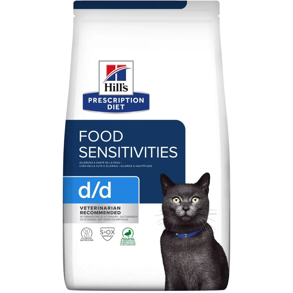 Hill's Prescription Diet Kissan Allergia|Kissan Erikoisruoka*Hill’s Prescription Diet Feline d/d Food Sensitivities Duck & Green Peas