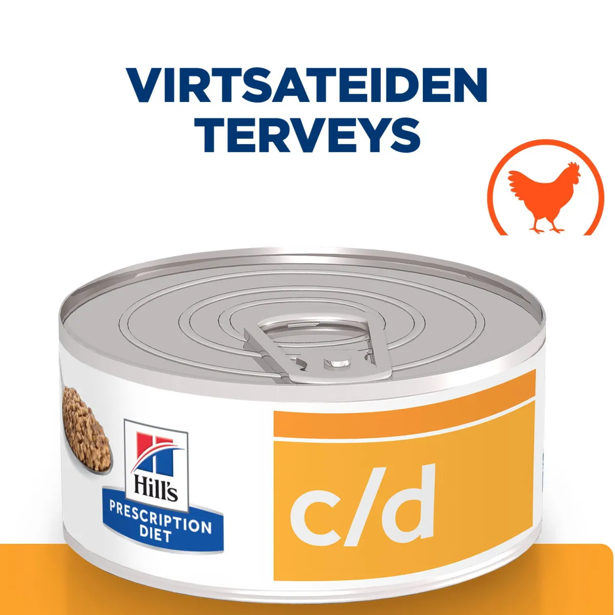 Hill's Prescription Diet Kissan Virtsatievaivat|Kissan Erikoisruoka*Feline c/d Multicare Minced Chicken 156 g