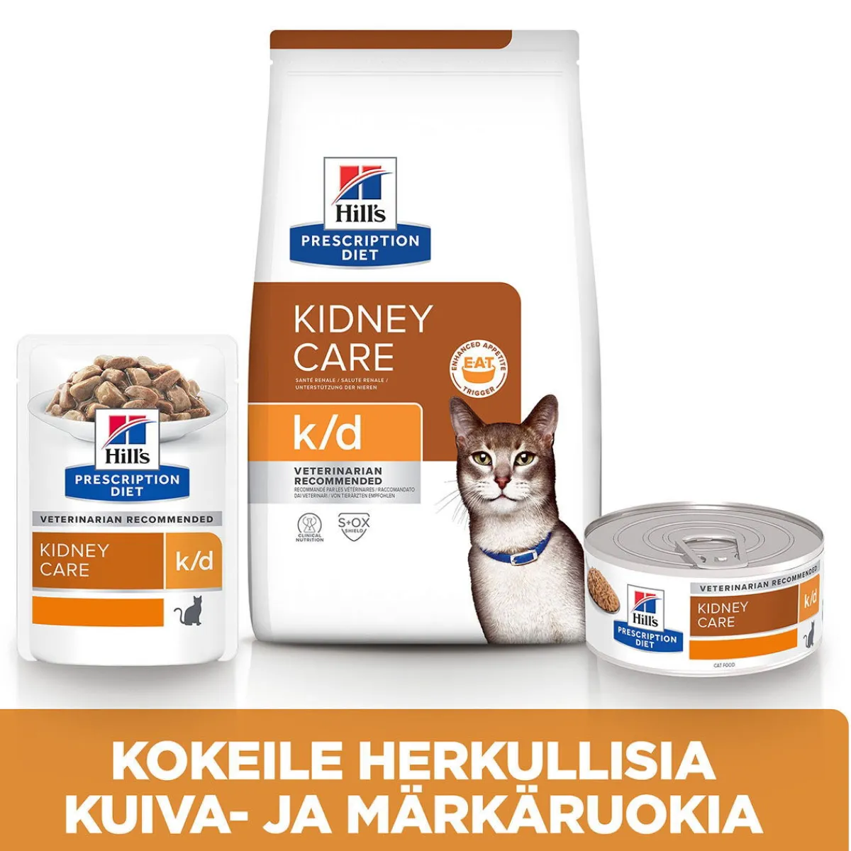 Hill's Prescription Diet Kissan Erikoisruoka|Kissan Munuaisten Vajaatoiminta*Feline k/d Kidney Care Tuna