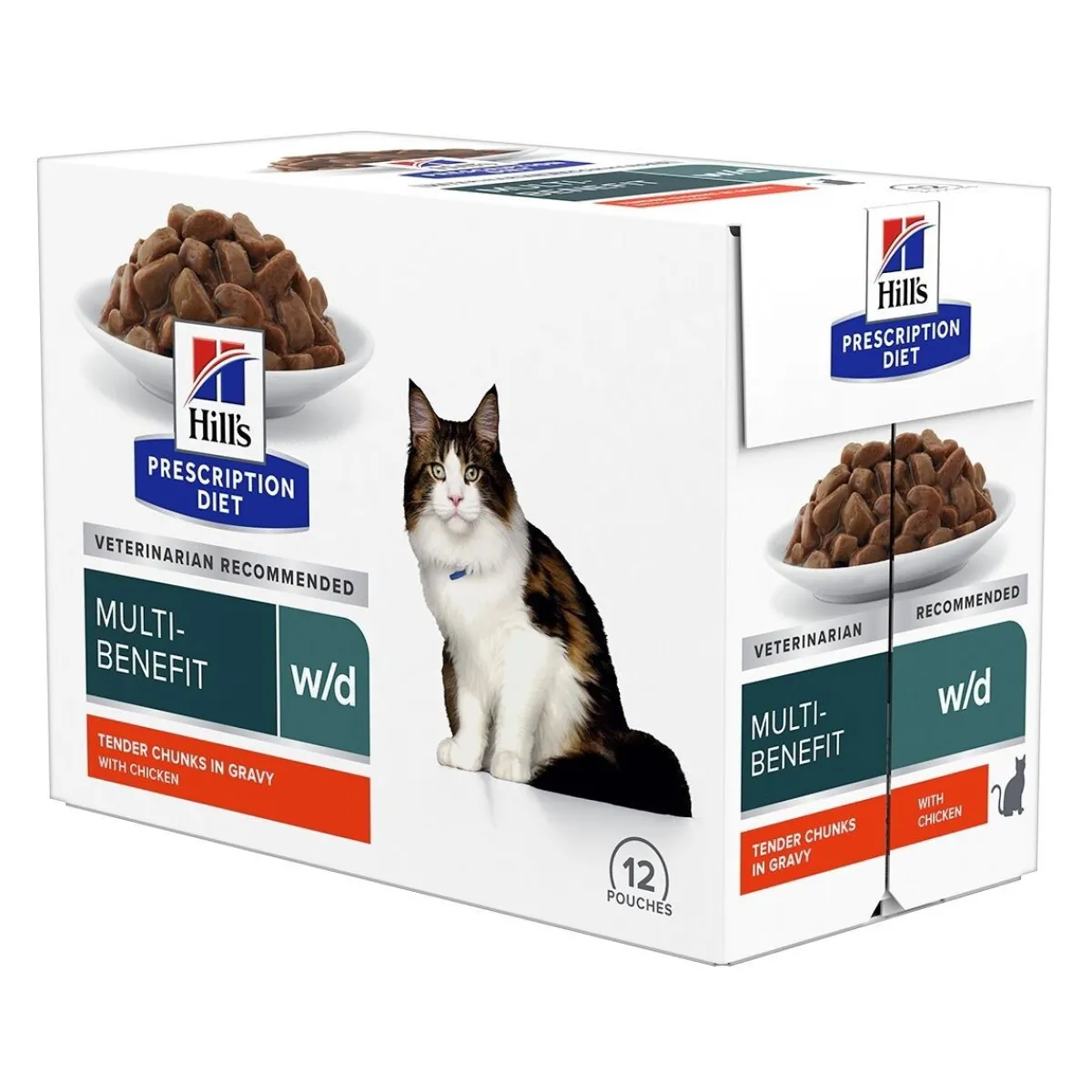 Hill's Prescription Diet Kissan Diabetes|Kissan Erikoisruoka*Feline w/d Multi Benefit 12x85 g