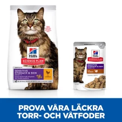 Hill's Kissan Märkäruoka|Kissan Erikoisruoat*Science Plan Cat Adult Sensitive Stomach & Skin Turkey 12x85g