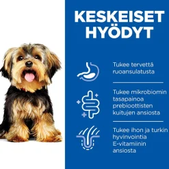 Hill's Koiranruoat Erityistapeisiin|Koiran Märkäruoka Ja Makkarat*Science Plan Dog Sensitive Stomach & Skin Mousse Small & Mini Turkey 200g