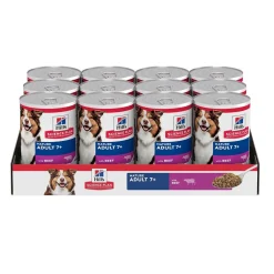 Hill's Koiran Märkäruoka Ja Makkarat|Senioriruoka*SP Canine Mature Beef 370 g