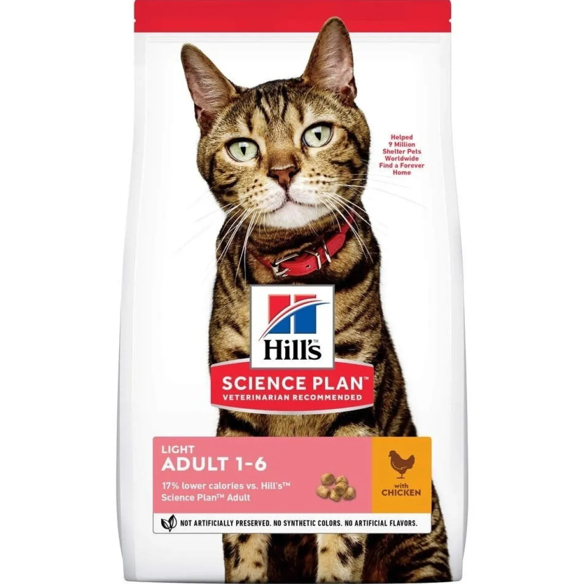 Hill's Tarjoukset Kissoille|Vähärasvainen Kissanruoka*SP Feline Adult Light