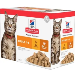 Hill's Kissan Märkäruoka*SP Feline Poultry Multipack 12 x 85 g