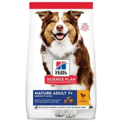 Hill's Koiran Kuivaruoka|Senioriruoka*SP Mature 7+ Medium Chicken