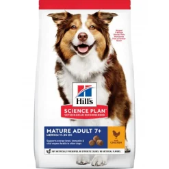 Hill's Koiran Kuivaruoka|Senioriruoka*SP Mature 7+ Medium Chicken
