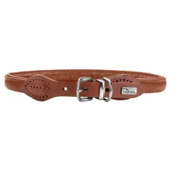 Hunter Koiran Pannat|Uutuudet Koirille*-nahkapanta Round & Soft Canadian Up, ruskea