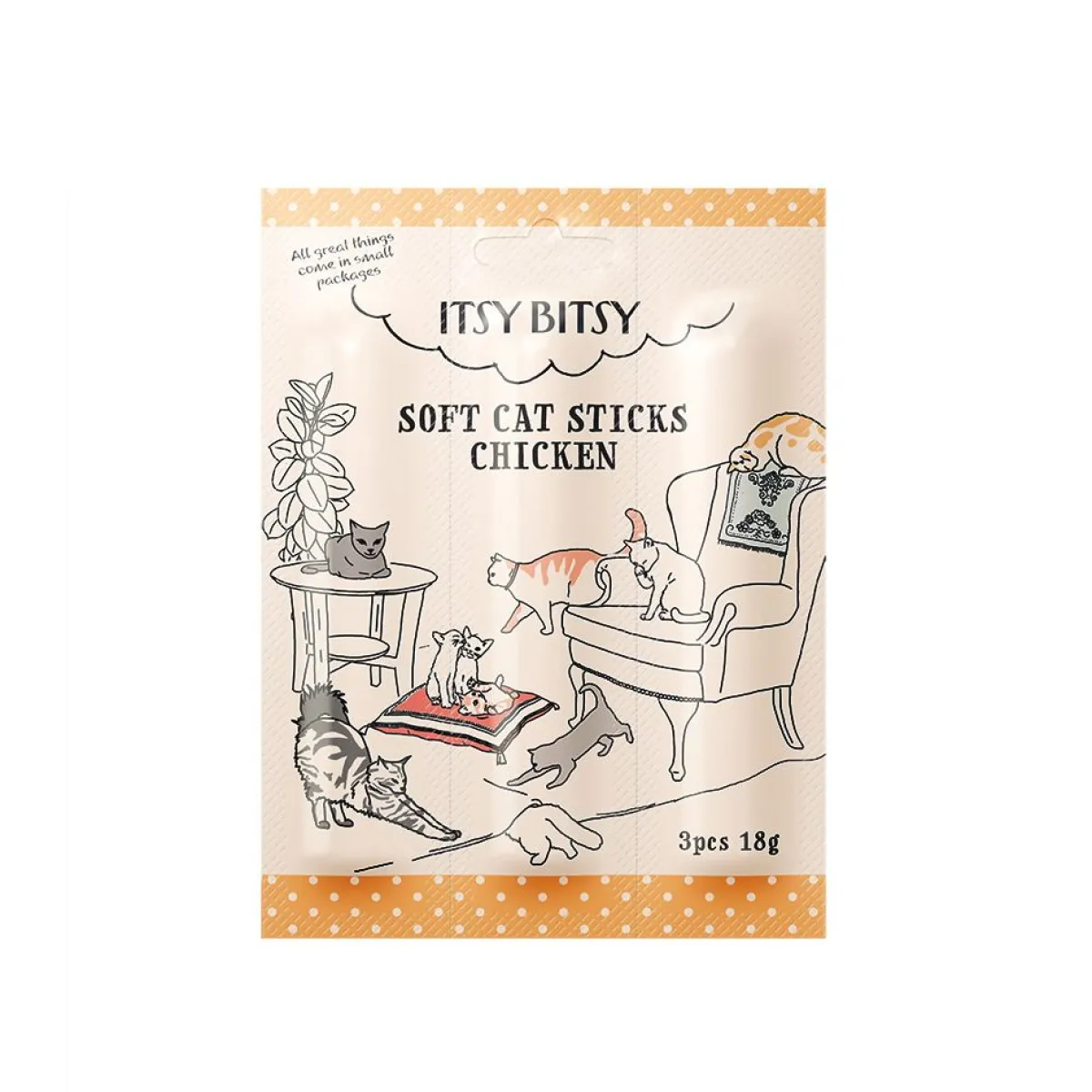 ItsyBitsy Kissanpennun Herkut|Kissanpennun Herkut*Herkkutikku Kana