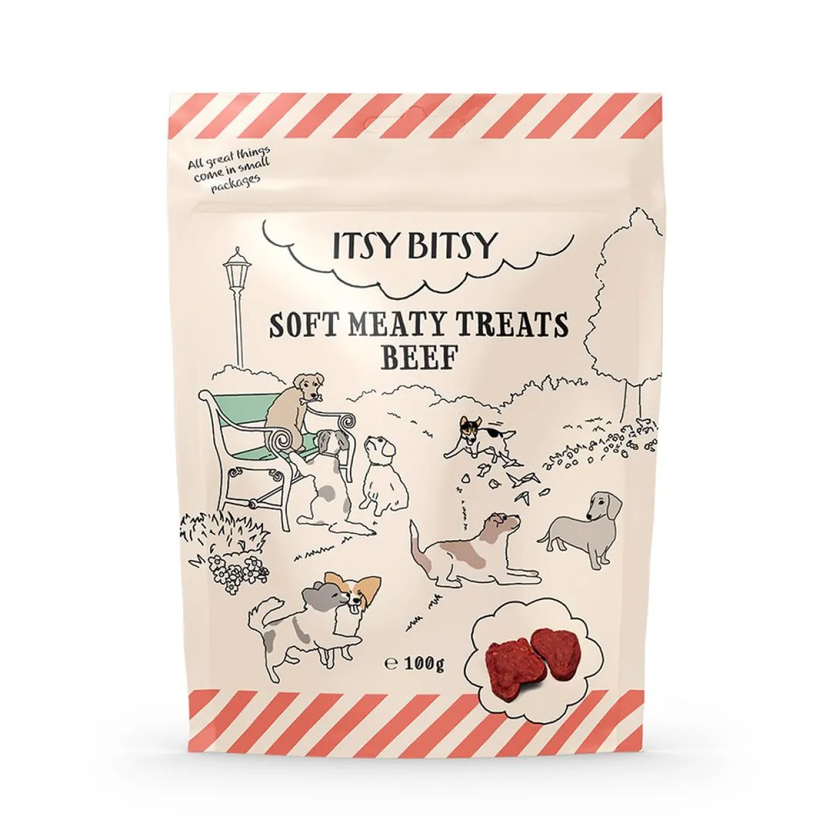 ItsyBitsy Pehmeät Koiran Herkut|Pikkuherkut Ja Treeninamit*Lihainen Nautaherkku
