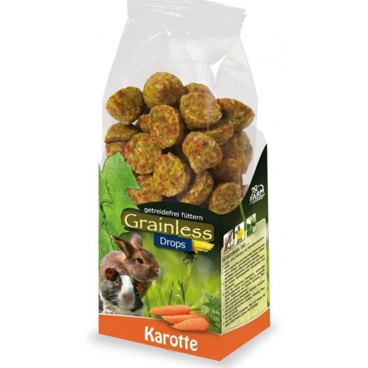 Jr Farm Pieneläinten Herkut*Grainless Drops Porkkana, 140 g