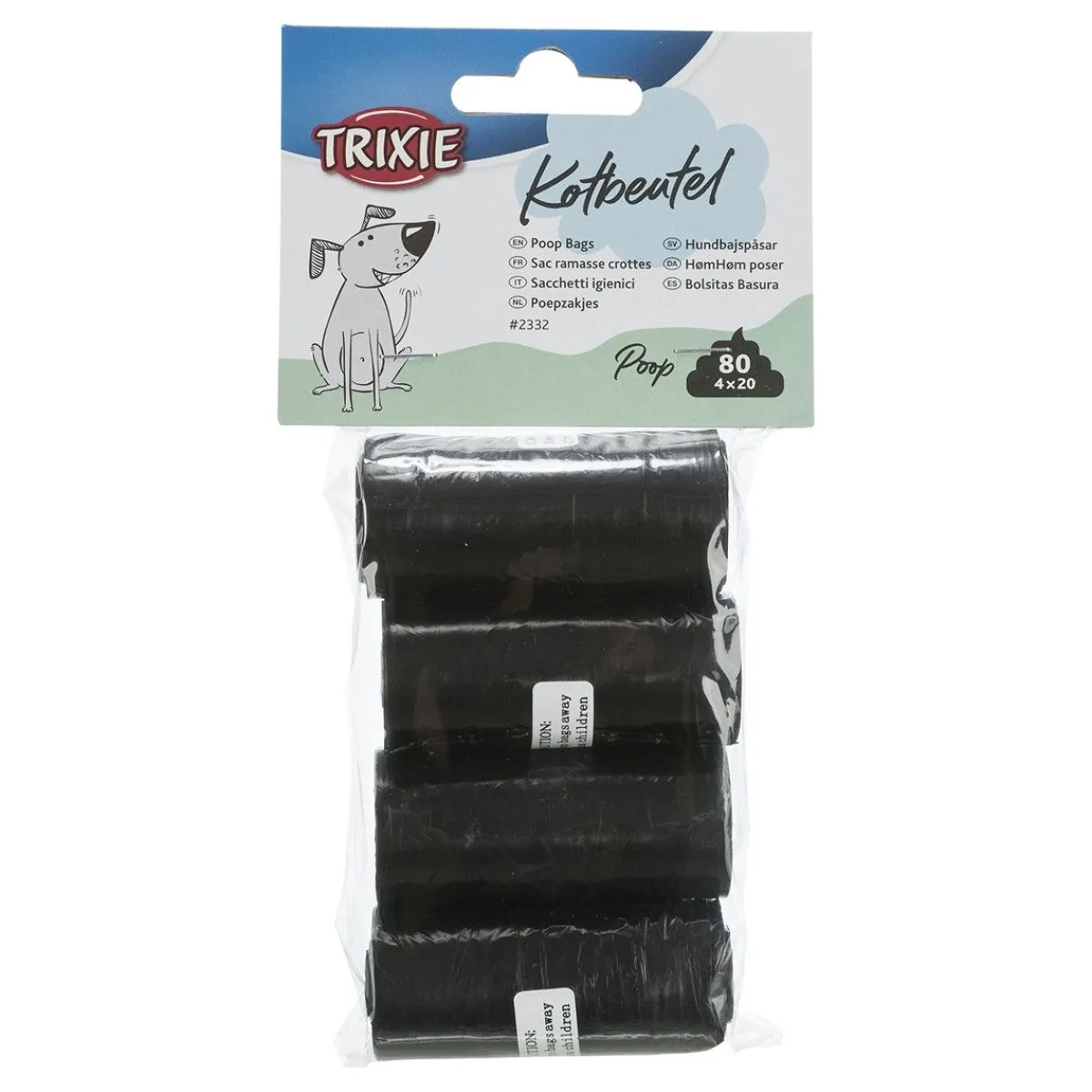 Trixie Koirankakan Kerääminen*Kakkapussit Black M, 4x 20 kpl