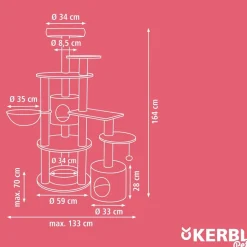 Kerbl Kiipeilypuut|Kissan Kiipeilypuut Ja Raapimispuut*kissan raapimapuu Annika