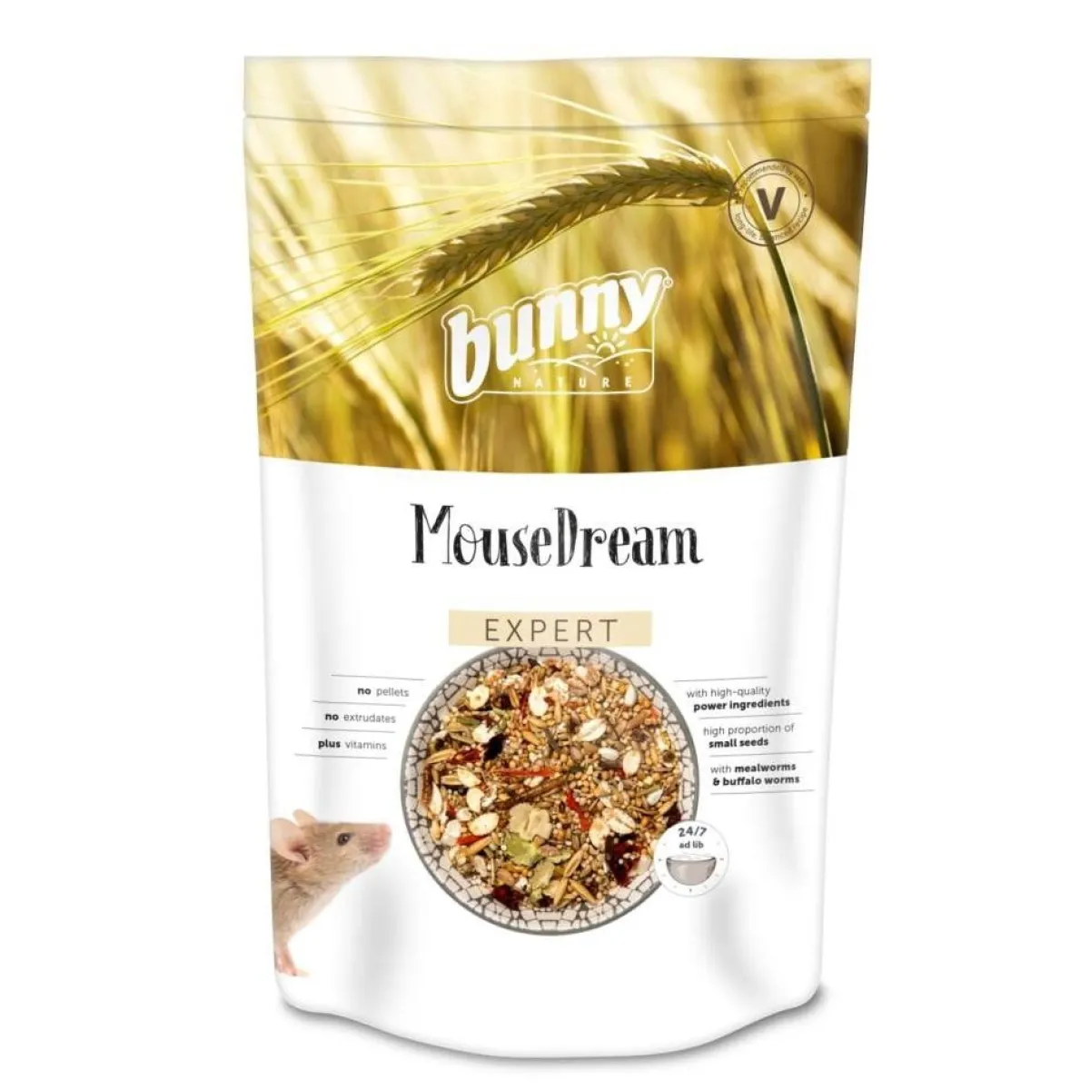Bunny Nature Pieneläinten Ruoka|Kesyhiiren Ruoka*Kesyhiiren ruoka Bunny MouseDream Expert 500g