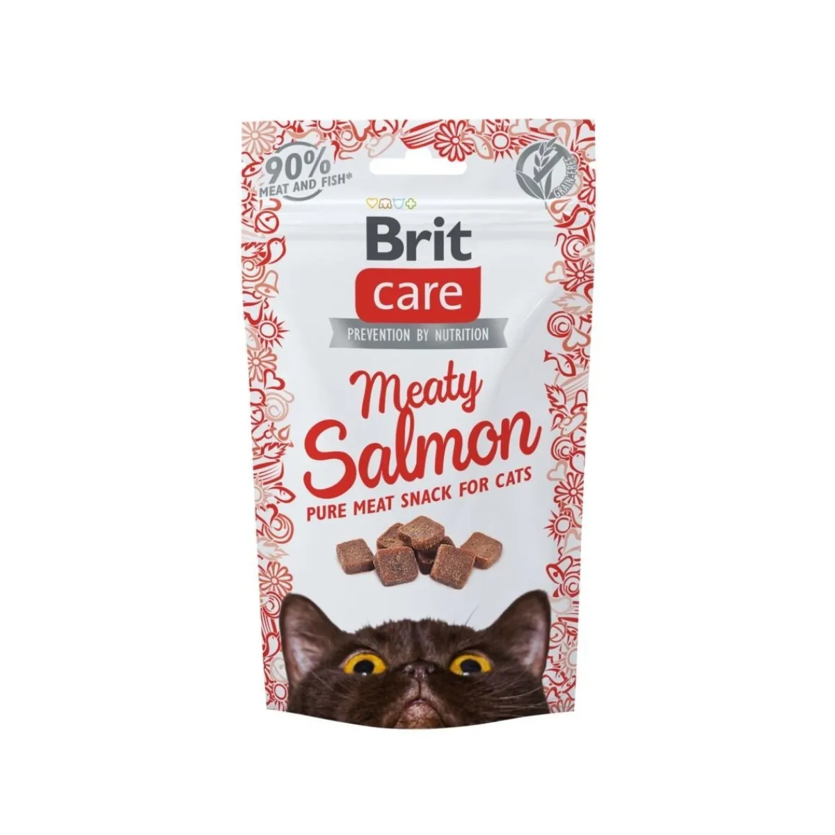 Brit Care Pehmeät Kissanherkut|Pehmeät Kissanherkut*Kissanherkku Meaty lohi 50 g