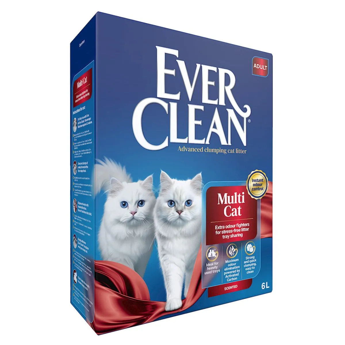 Ever Clean Paakkuuntuva Kissanhiekka|Hajustettu Kissanhiekka*Kissanhiekka Multi Cat