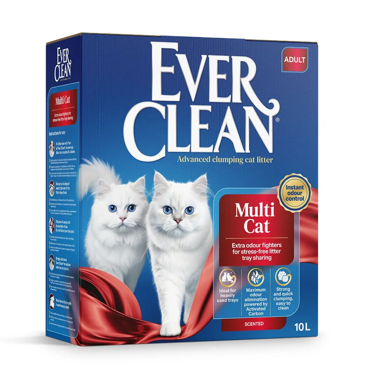 Ever Clean Paakkuuntuva Kissanhiekka|Hajustettu Kissanhiekka*Kissanhiekka Multi Cat