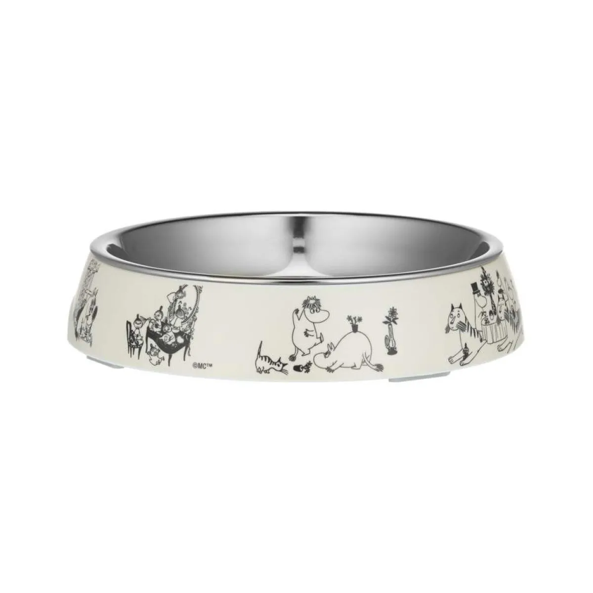 Moomin Kissan Ruoka- Ja Juomakupit*Kissankuppi for pets, Muumit 80v. juhlavuosi