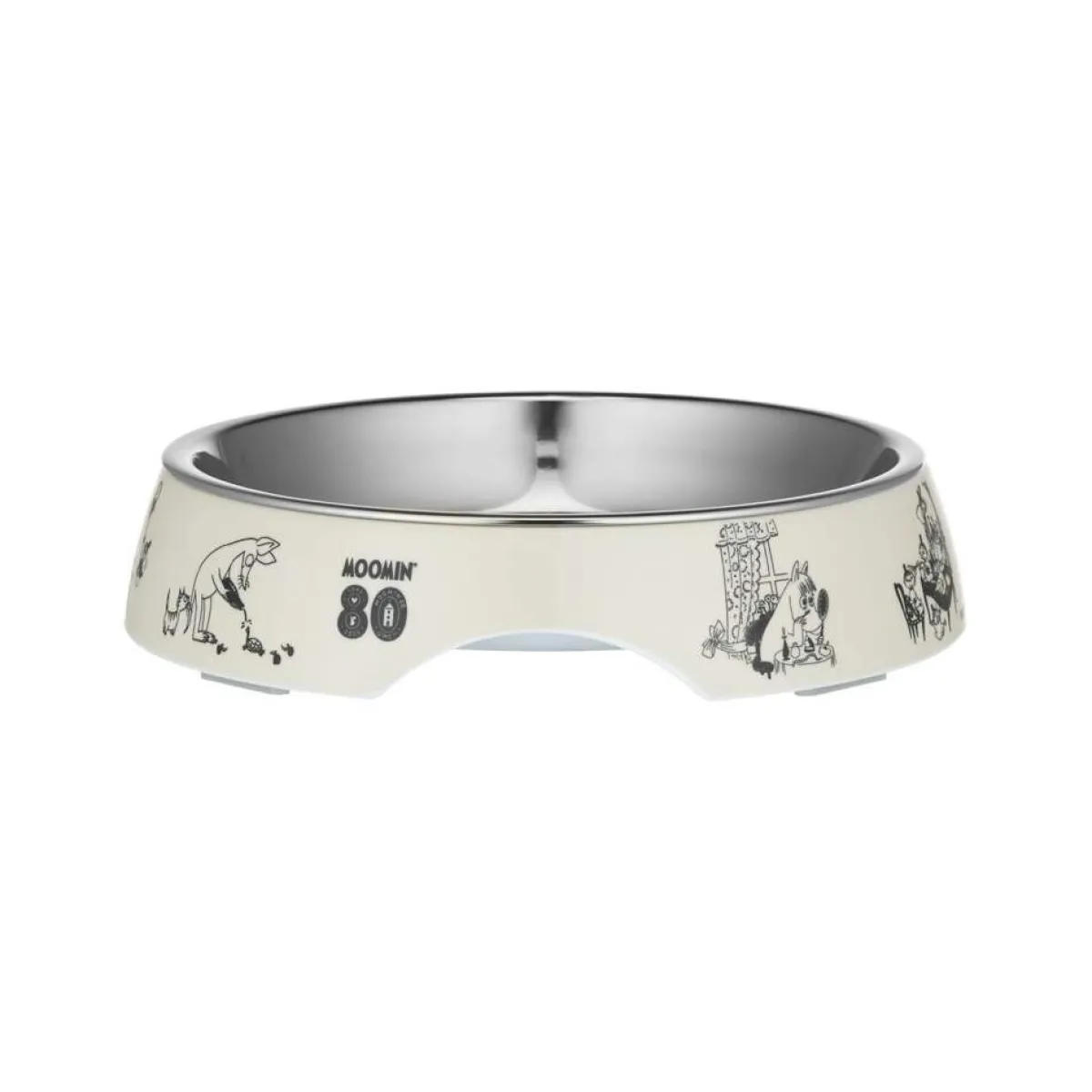 Moomin Kissan Ruoka- Ja Juomakupit*Kissankuppi for pets, Muumit 80v. juhlavuosi