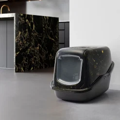 Savic Kissanvessat|Tarjoukset Kissoille*Kissanvessa Nestor Marble, musta-marmori