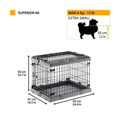 Ferplast Häkit*Koiran metallihäkki Superior