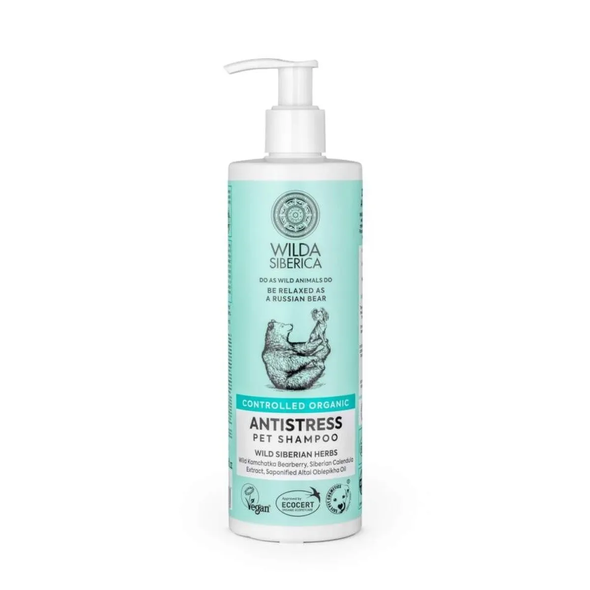 WILDA Koiran Shampoot|Kissan Shampoot*Koiran shampoo kutinaan Siberica Antistress 400ml