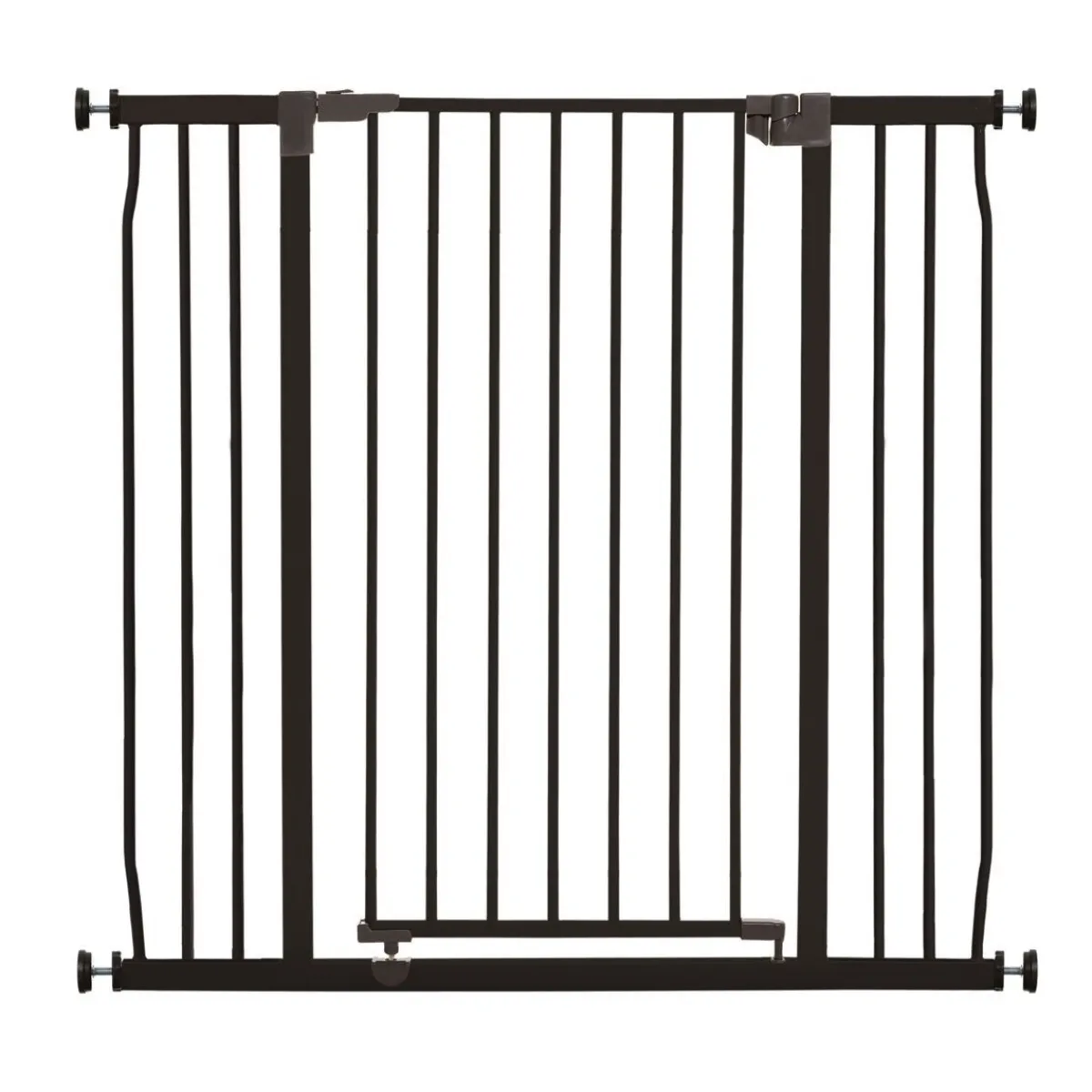 Basic Portit|Häkit*Koiraportti Sturdy säädettävä, leveä & korkea musta 93 x 99-105,5 cm